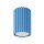 Aufbauspot Aluminium Hellblau GU10 Ø6,5 cm modern