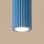 Aufbauspot Aluminium Hellblau GU10 Ø6,5 cm modern