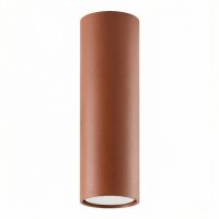 Aufbaustrahler Stahl Ocker GU10 H:20 cm blendarm
