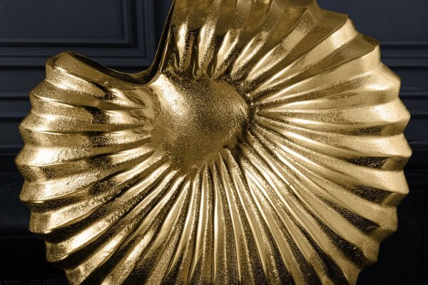 Tischlampe in Gold Schwarz 64 cm E27 Stoff Metall Handarbeit
