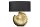 Tischlampe in Gold Schwarz 64 cm E27 Stoff Metall Handarbeit