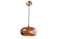 Hängeleuchte Holz Eisen Ø 25 cm H: max. 135...