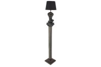 Stehlampe klein 120 cm Schwarz Gold Säule Büste...
