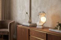 Deko Tischlampe Weiß Büste 29 cm hoch G9...