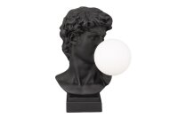 Tischleuchte klein 29 cm Schwarz Weiß G9...