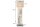 Stehlampe Holz Stoff E27 165 cm Schwarz Beige Natur Unikat