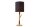 Tischleuchte Holz Stoff 74 cm hoch E27 in Gold Schwarz Natur