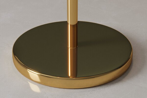 Stehleuchte in Gold 168 cm Metall Glas 7x G9 Modern