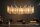 Design Suspension RIRRE Métal Chaînes Argent Table à manger