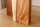 Nachttischlampe Holz Stoff 60 cm hoch Natur Weiß E27