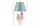 Tischlampe Bunt 55 cm hoch E27 Affen Polyresin Stoff