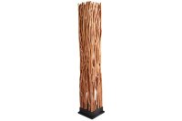 Stehlampe Holz 173 cm hoch Natur eckig GU10 LED Modern