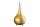 Tischlampe Orientalisch in Gold 52 cm hoch Eisen E27