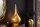 Tischlampe Orientalisch in Gold 52 cm hoch Eisen E27