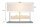 Tischlampe Teakholz Stoff 80 cm breit Schwarz Beige Gold E27