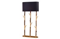 Stehlampe mit Haken 154 cm Holz Stoff E27 Modern HEDDA