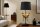 Tischlampe Schwarz Gold 75 cm hoch Papageien für E27
