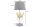 Tischlampe Schwarz Gold 75 cm hoch Papageien für E27