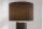 Tischlampe Schwarz Gold 70 cm hoch E27 Keramik Stoff