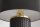Tischlampe Schwarz Gold 70 cm hoch E27 Keramik Stoff