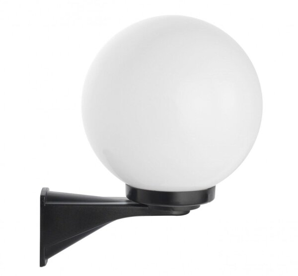 Wandleuchte Aluminium Schwarz Weiß E27 IP43 H:36 cm