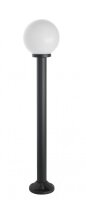 Wegeleuchte Stahl Schwarz Weiß E27 IP43 H:120 cm