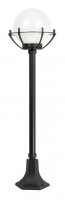 Wegeleuchte Aluminium Schwarz Weiß E27 IP43 H:102 cm