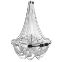 Lustre design salon Chaînes en métal...