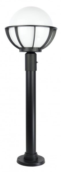 Wegeleuchte Aluminium Schwarz Weiß E27 IP43 H:90 cm