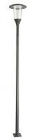 Mastleuchte Stahl Dunkelgrau E27 IP65 H:318 cm klar