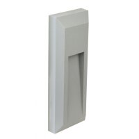 LED Wand-Einbauspot Grau 2700/4500/6000 K IP65 H:23 cm