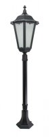 Mastleuchte Aluminium Schwarz Weiß E27 IP43 H:120 cm