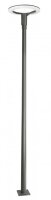 LED Mastleuchte Dunkelgrau 4000K IP65 H:300 cm
