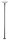 LED Mastleuchte Dunkelgrau 4000K IP65 H:300 cm