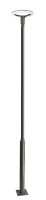 LED Mastleuchte Stahl Dunkelgrau 4000K H:425 cm