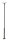 LED Mastleuchte Stahl Dunkelgrau 4000K H:425 cm