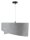 Lampe suspendue Table de salle à manger Gris Blanc Tissu Lampe