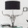 Lampe de table Design moderne Tête de taureau Argent Noir