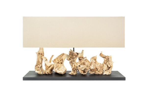 Lampe de table en bois flotté PECIOS Design moderne pièce unique