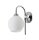 Applique murale chrome verre m&eacute;tal ARASNE Lampe de couloir