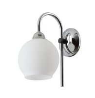 Applique ARASNE chrome verre métal lampe...
