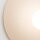 Wandleuchte Stahl Glas Kugel Beige Weiß G9 Ø50 cm rund