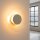 LED Wandleuchte Beige Transparent Stahl 3000K B:28 cm