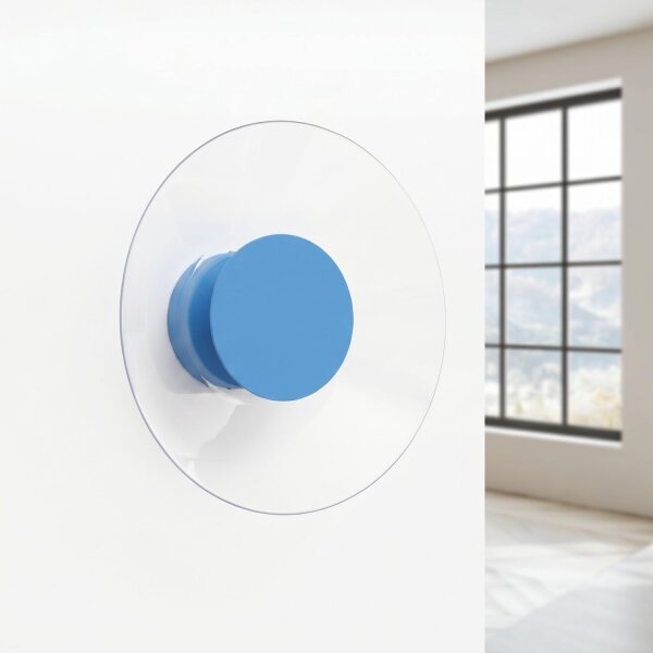 LED Wandleuchte Hellblau Transparent 3000K B:28 cm