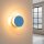 LED Wandleuchte Hellblau Transparent 3000K B:28 cm