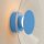 LED Wandleuchte Hellblau Transparent 3000K B:28 cm