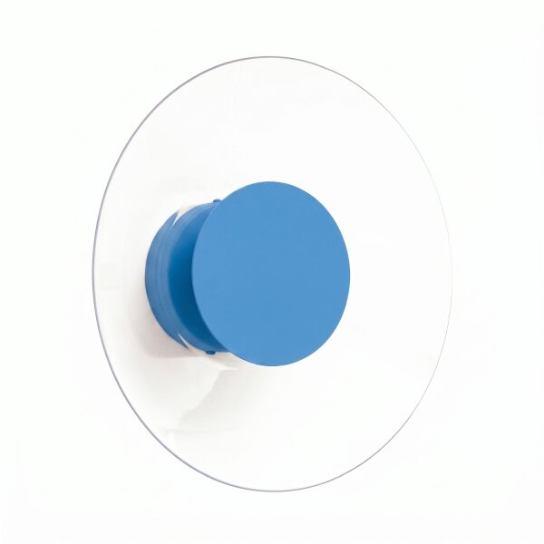 LED Wandleuchte Hellblau Transparent 4000K B:28 cm