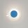 LED Wandleuchte Hellblau Transparent 4000K B:28 cm