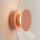 LED Wandleuchte Pfirsich Stahl Plexiglas 3000K B:28 cm