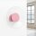 LED Wandleuchte Pink Stahl Plexiglas 3000K B:28 cm rund